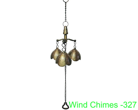 椰子殼三子鈴(古銅風鈴)