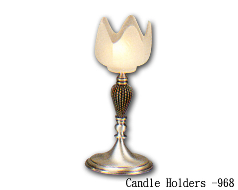 鬱金香玻璃燭台